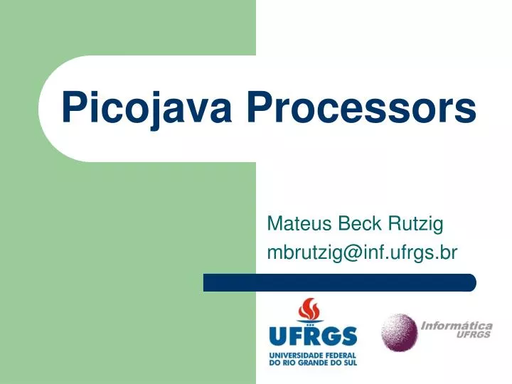 picojava processors