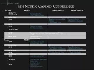 4th Nordic Casemix Conference