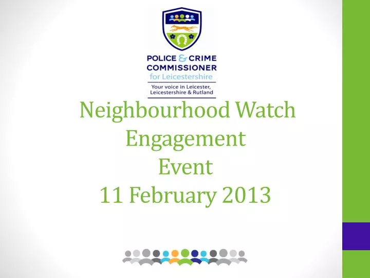 neighbourhood watch engagement event 11 february 2013
