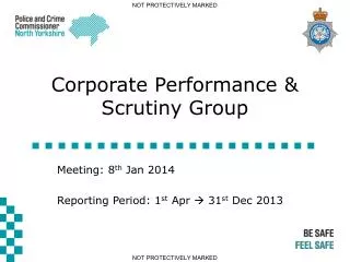 Corporate Performance &amp; Scrutiny Group