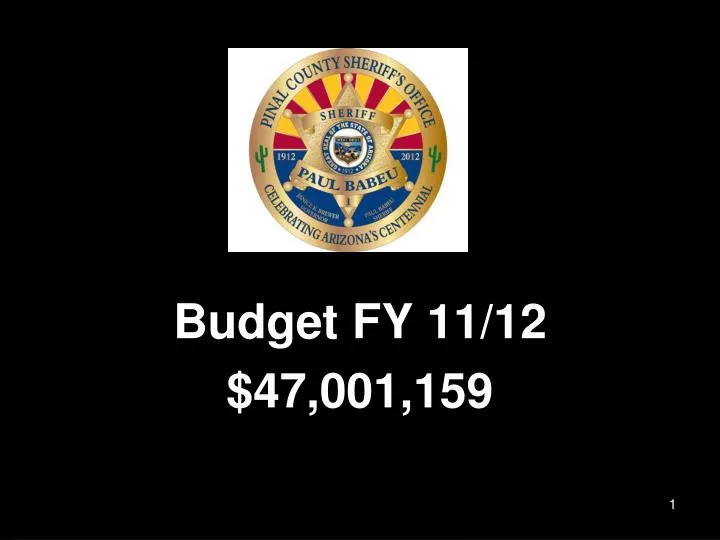 budget fy 11 12 47 001 159