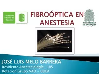 fibro ptica en anestesia