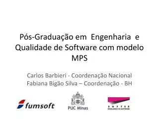 p s gradua o em engenharia e qualidade de software com modelo mps