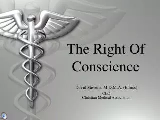 The Right Of Conscience