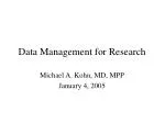 PPT - Difference Between Clinical Research And Clinical Data Management ...