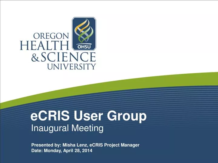 ecris user group