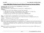 UWB Proposal for IEEE 802.15.4a Alt-PHY - slide 1
