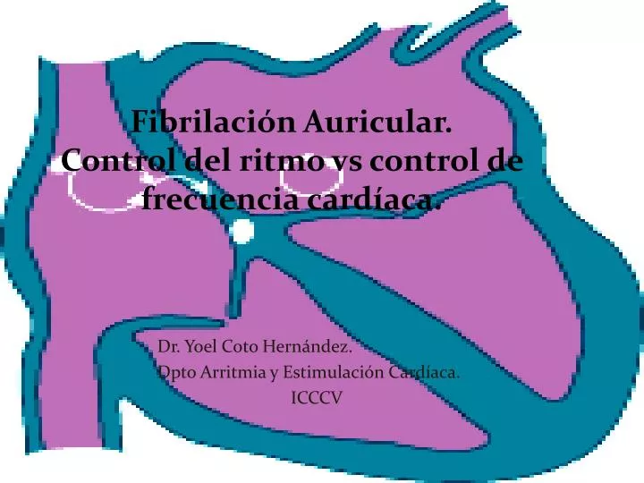 fibrilaci n auricular control del ritmo vs control de frecuencia card aca