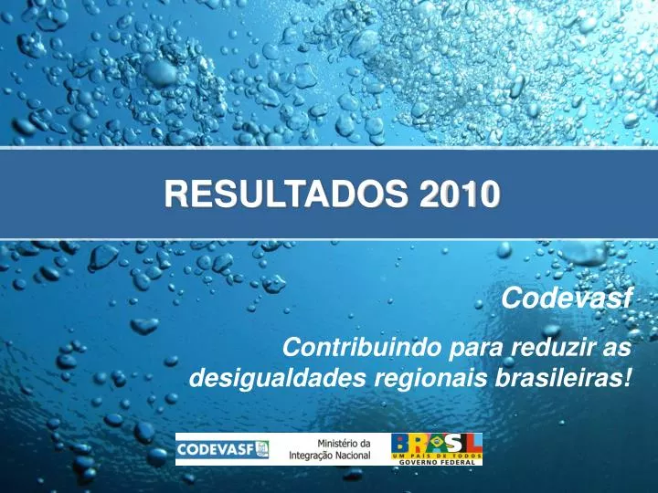 codevasf contribuindo para reduzir as desigualdades regionais brasileiras