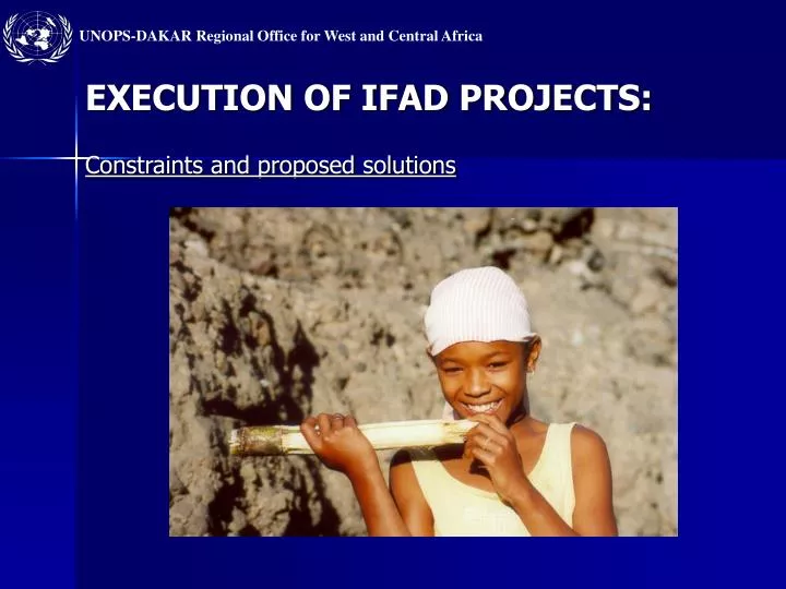execution of ifad projects