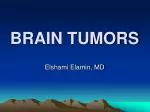 BRAIN TUMORS - slide 1