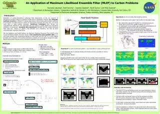 An Application of Maximum Likelihood Ensemble Filter (MLEF) to Carbon Problems