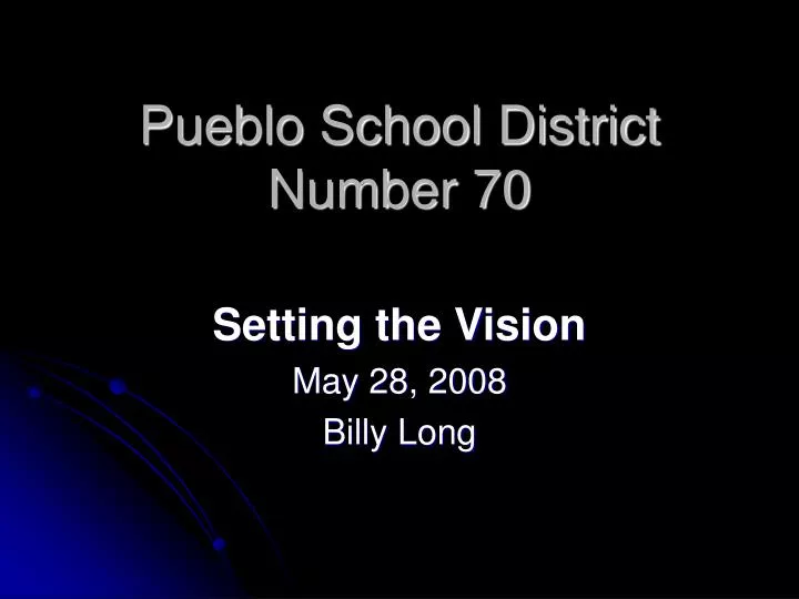 pueblo school district number 70
