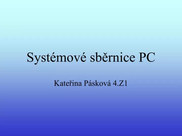 syst mov sb rnice pc