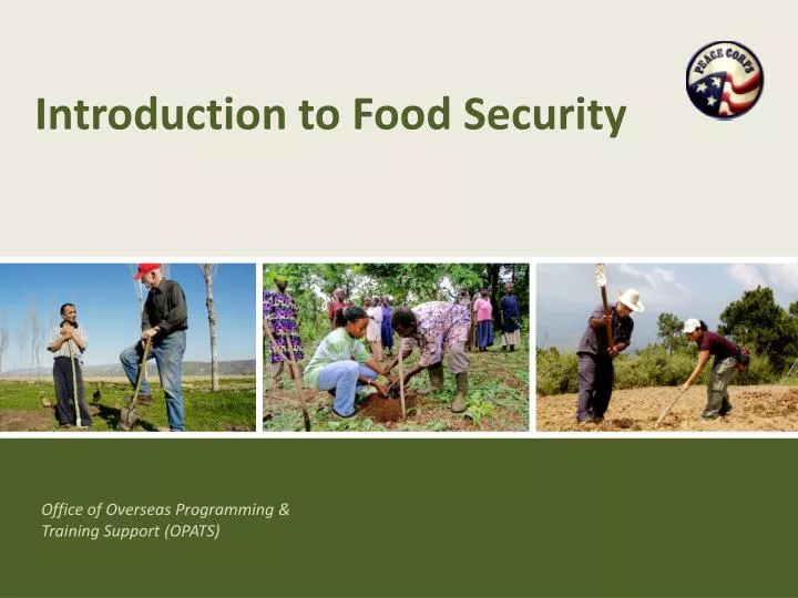 introduction to food security