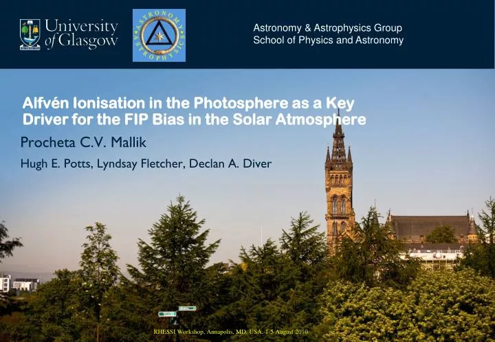 alfv n ionisation in the photosphere as a key driver for the fip bias in the solar atmosphere