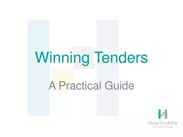 winning tenders
