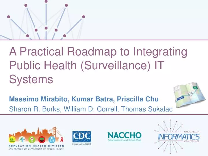 a practical roadmap to integrating public health surveillance it systems