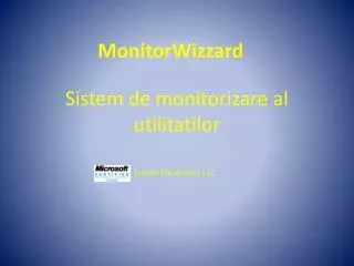 sistem de monitorizare al utilitatilor