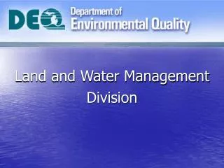 Land and Water Management Division