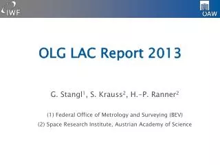 OLG LAC Report 2013