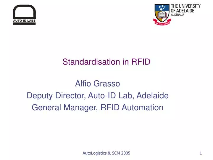 standardisation in rfid