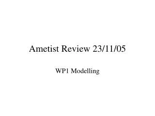 Ametist Review 23/11/05