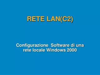 rete lan c2