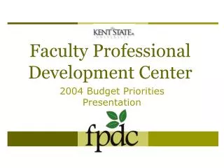 Faculty Professional Development Center