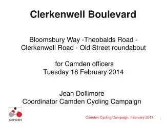 Clerkenwell Boulevard