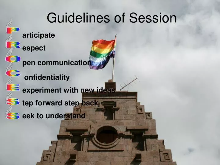 guidelines of session
