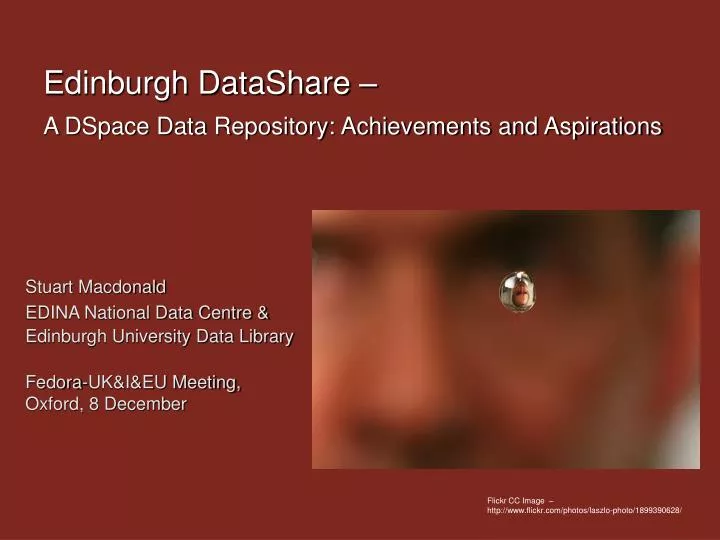 edinburgh datashare a dspace data repository achievements and aspirations