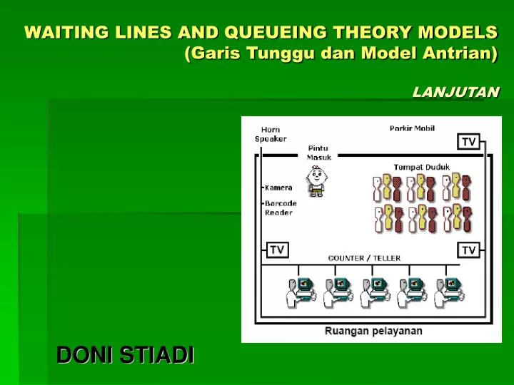 waiting lines and queueing theory models garis tunggu dan model antrian lanjutan