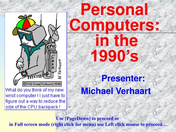 personal computers in the 1990 s