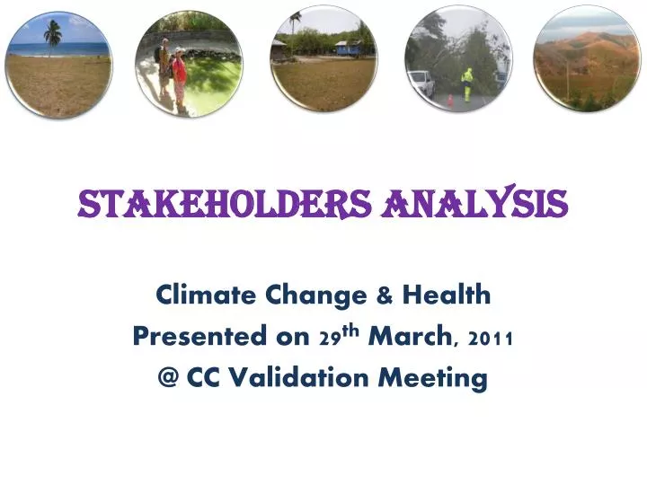 stakeholders analysis