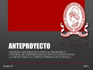anteproyecto