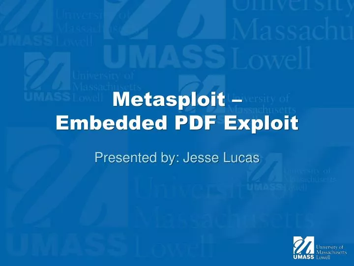 metasploit embedded pdf exploit