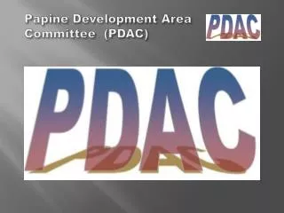 Papine Development Area Committee (PDAC)