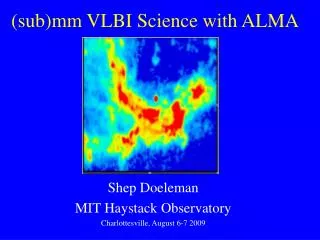 (sub)mm VLBI Science with ALMA