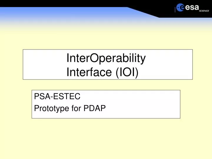interoperability interface ioi