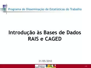 introdu o s bases de dados rais e caged