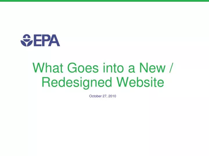 what goes into a new redesigned website