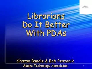 Librarians Do It Better With PDAs