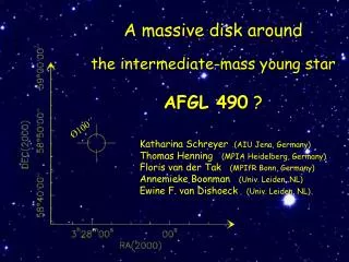 A massive disk around the intermediate-mass young star AFGL 490 ?