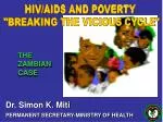 THE ZAMBIAN CASE - slide 1