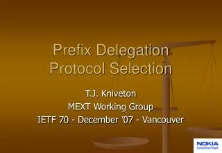 Prefix Delegation Protocol Selection