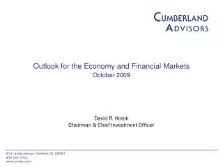 David R. Kotok Chairman &amp; Chief Investment Officer