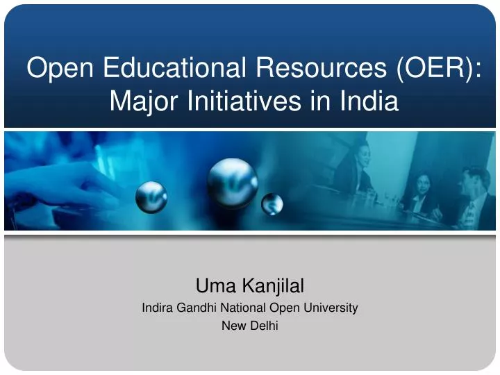 open educational resources oer major initiatives in india