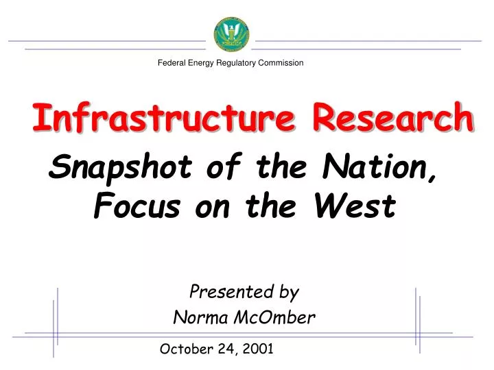 infrastructure research
