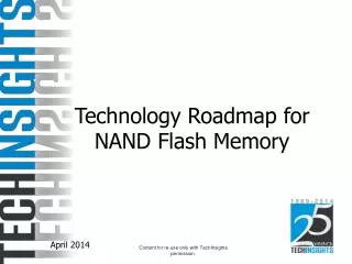 Technology Roadmap for NAND Flash Memory